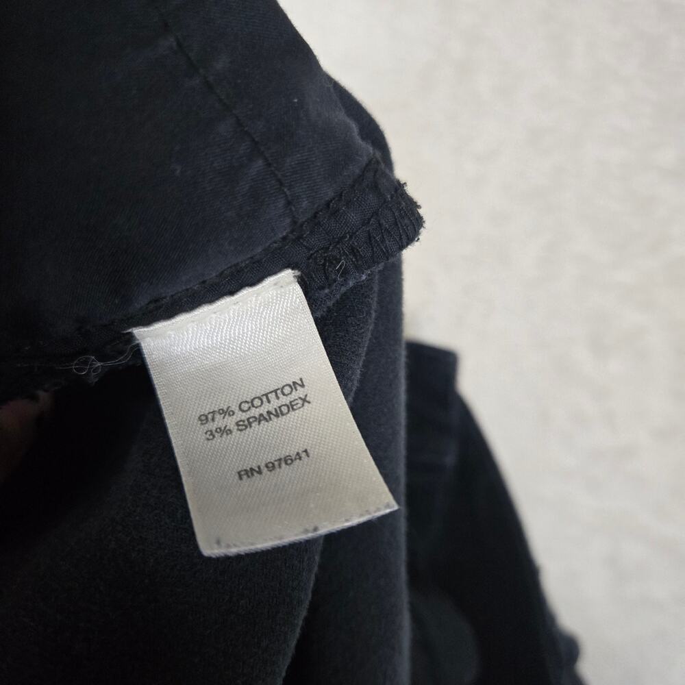 J. Jill Corduroy Pants Straight Leg Womens 14 Petite Black 0725 - Picture 9 of 10